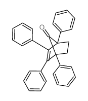 1,2,3,4-tetraphenylbicyclo[2.2.1]hept-2-en-7-one结构式