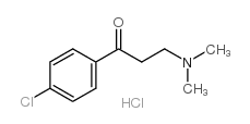 1-(4-氯苯基)-3-二甲氨基-1-丙酮盐酸盐结构式