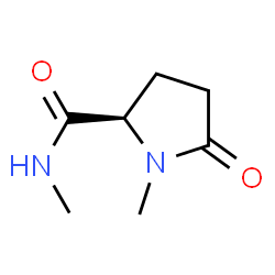 2-Pyrrolidinecarboxamide,N,1-dimethyl-5-oxo-,(2R)-(9CI) structure