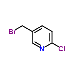 5-溴甲基-2-氯吡啶结构式