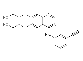 4-[(3-Ethynylphenyl)amino]-6,7-bis(2-hydroxyethoxy)quinazoline Structure