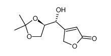 (1'R,2'R)-3-[1'-hydroxy-2',3'-(isopropylidenedioxy)propyl]but-2-en-4-olide Structure