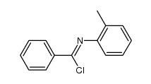 N-(2-methylphenyl)benzimidoyl chloride结构式