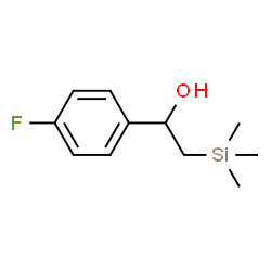 1-(4-fluorophenyl)-2-(triMethylsilyl)ethanol Structure