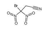 3-Brom-3,3-dinitro-propionitril structure