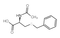 n-acetyl-s-benzyl-l-cysteine Structure