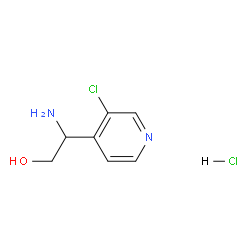 2-Amino-2-(3-chloropyridin-4-yl)ethanol hydrochloride Structure