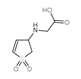 (1,1-二氧代-2,3-二氢-1H-1lambda6-噻吩-3-氨基)-乙酸结构式