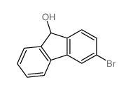 3-bromo-9H-fluoren-9-ol结构式