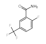 2-氟-5-(三氟甲基)苯甲酰胺结构式