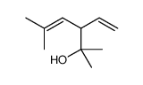 3-ethenyl-2,5-dimethylhex-4-en-2-ol Structure
