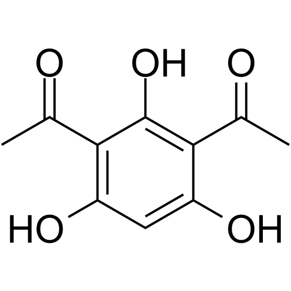 2,4-二乙酰基间苯三酚结构式