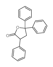 2(3H)-Furanone,dihydro-3,5,5-triphenyl-结构式