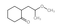 2-(2-methoxypropyl)cyclohexan-1-one结构式