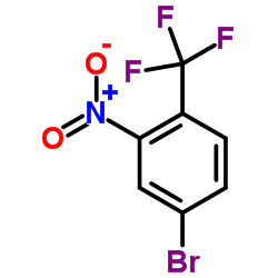 4-溴-2-硝基三氟甲基苯结构式
