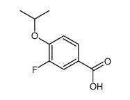 3-Fluoro-4-isopropoxybenzoicacid Structure