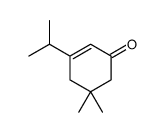 5,5-Dimethyl-3-(1-methylethyl)-2-cyclohexen-1-one结构式