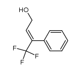 (E)-4,4,4-trifluoro-3-phenyl-2-buten-1-ol Structure