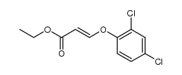 ethyl (E)-3-(2,4-dichlorophenoxy)-2-propenoate Structure