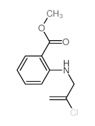 methyl 2-(2-chloroprop-2-enylamino)benzoate结构式