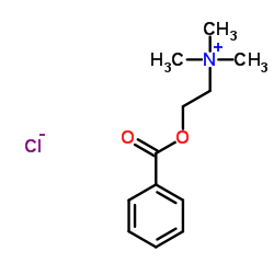 Benzoylcholine Chloride structure