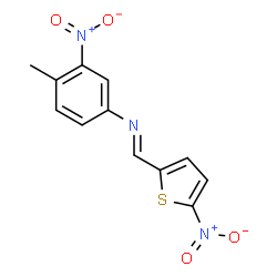 (4-methyl-3-nitrophenyl)[(5-nitro-2-thienyl)methylene]amine picture