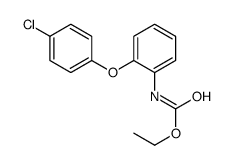 ethyl N-[2-(4-chlorophenoxy)phenyl]carbamate结构式