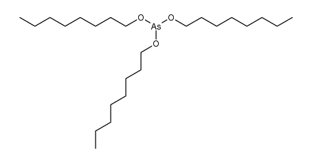 arsenous acid trioctyl ester Structure