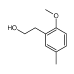 2-(2-methoxy-5-methylphenyl)ethanol Structure