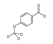 4-METHOXY-D3-BENZALDEHYDE-α-D1结构式