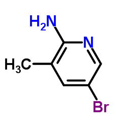 2-氨基-3-甲基-5-溴吡啶结构式