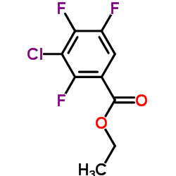 Ethyl 3-chloro-2,4,5-trifluorobenzoate Structure