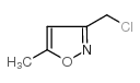 3-氯甲基-5-甲基异恶唑结构式