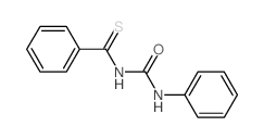 1-(benzenecarbonothioyl)-3-phenyl-urea结构式