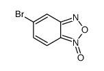 5-溴-2,1,3-苯并恶唑氮氧化物结构式