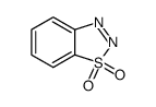1,2,3-Benzothiadiazole-1,1-dioxide结构式