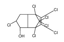 Chlordene chlorohydrin Structure
