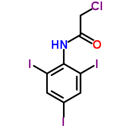 2-Chloro-N-(2,4,6-triiodophenyl)acetamide Structure