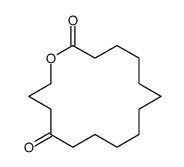 环氧十五烷-2,13-二酮结构式