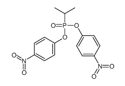1-nitro-4-[(4-nitrophenoxy)-propan-2-ylphosphoryl]oxybenzene结构式