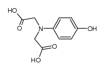 (4-hydroxy-phenylimino)-di-acetic acid结构式