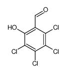 2,3,4,5-tetrachloro-6-hydroxybenzaldehyde结构式