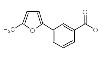 3-(5-甲基-2-呋喃)苯甲酸结构式