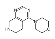 4-(5,6,7,8-tetrahydropyrido[3,4-d]pyrimidin-4-yl)morpholine结构式