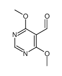 4,6-二甲氧基-5-嘧啶甲醛结构式