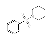 1-(benzenesulfonyl)piperidine结构式