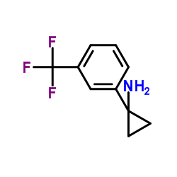 1-(3-(三氟甲基)苯基)环丙烷胺结构式