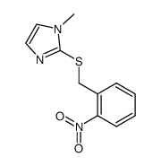 1-methyl-2-(2-nitro-benzylsulfanyl)-1H-imidazole Structure