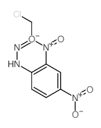 Acetaldehyde,2-chloro-, 2-(2,4-dinitrophenyl)hydrazone structure