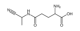 α-(N-γ-DL-Glutamyl)aminopropionitrile Structure